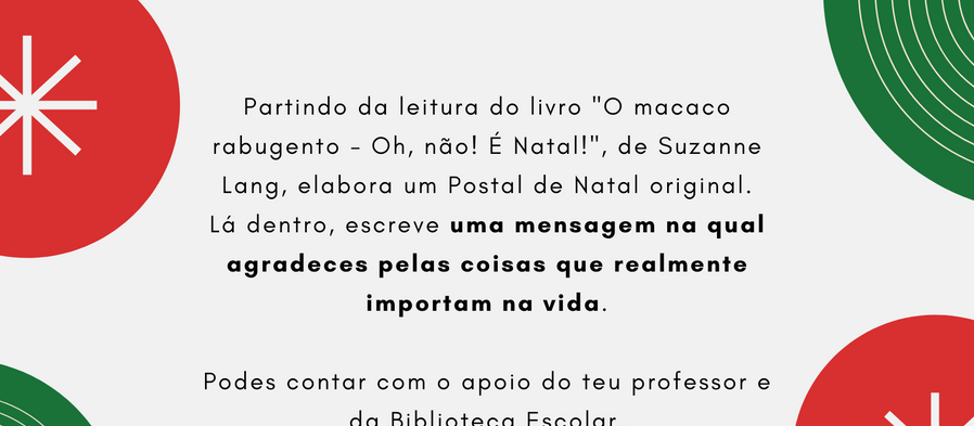 Scriptorium | Desafios de Escrita - Concurso Postal de Natal da BEFAV