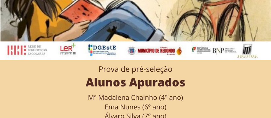 Concurso Leituras na Planície | Apurados para a Fase Final