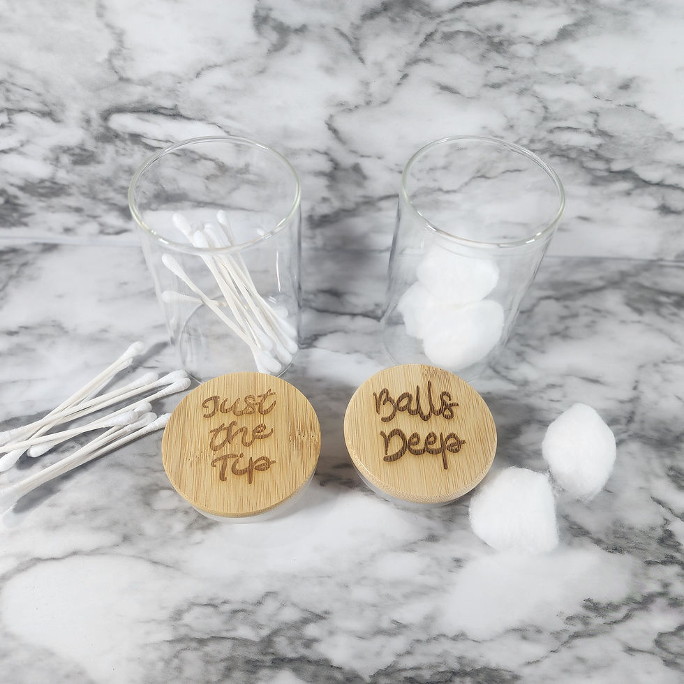 Thumbnail: Bathroom novelty jars