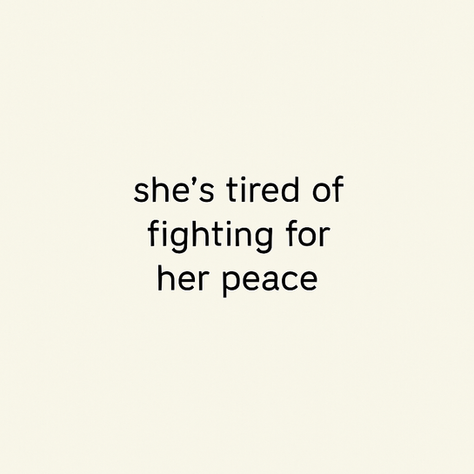 when peace becomes a fight