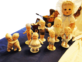 Dolls shown at the Greater Toronto Doll Show