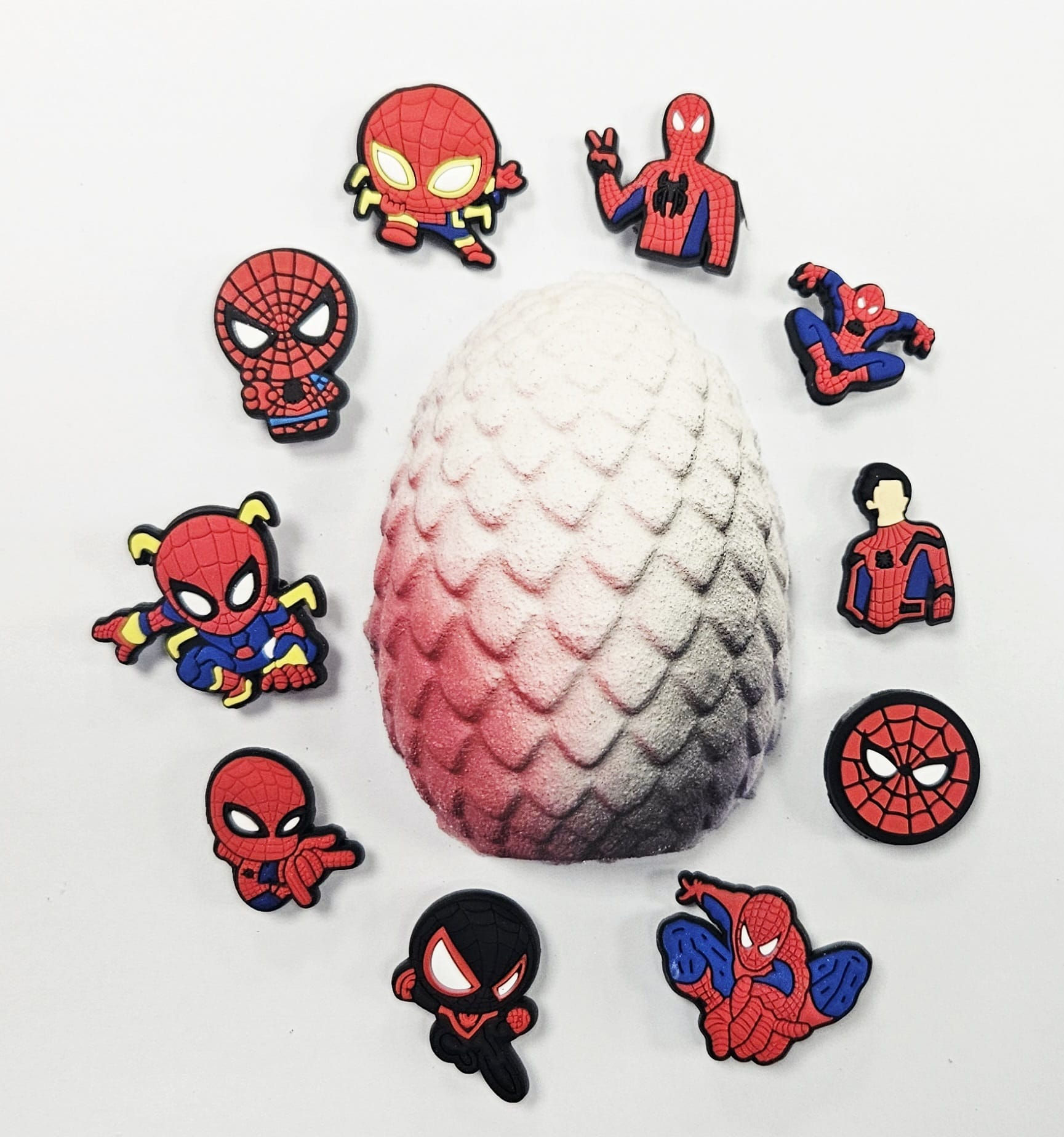 Spiderman Croc Charm Toy Surprise Egg
