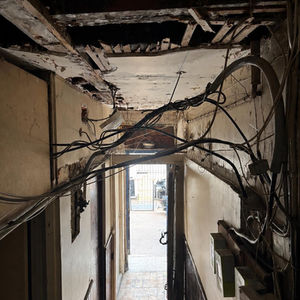 Mise en sécurité d'un plafond à Bordeaux