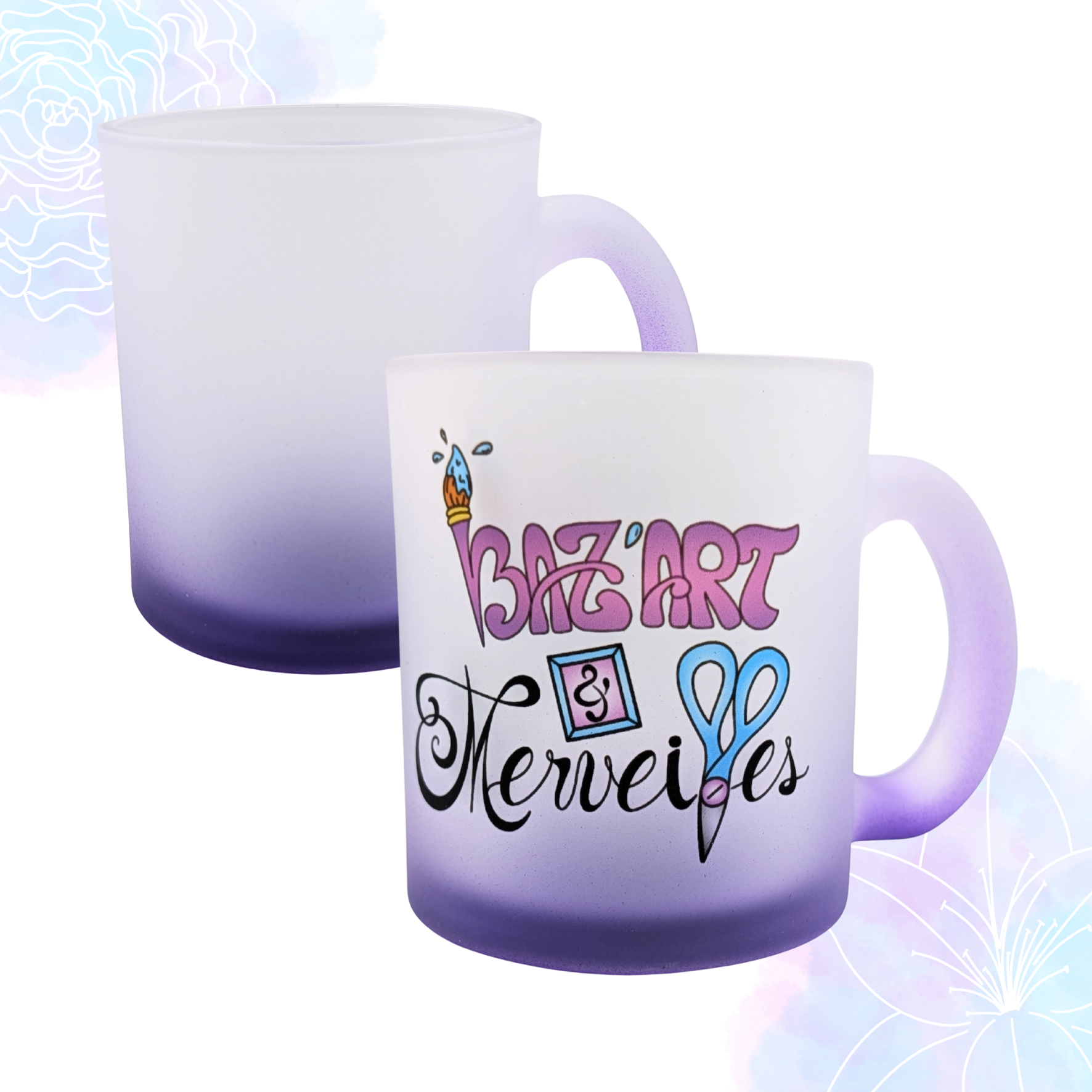Mug à personnaliser - effet givré