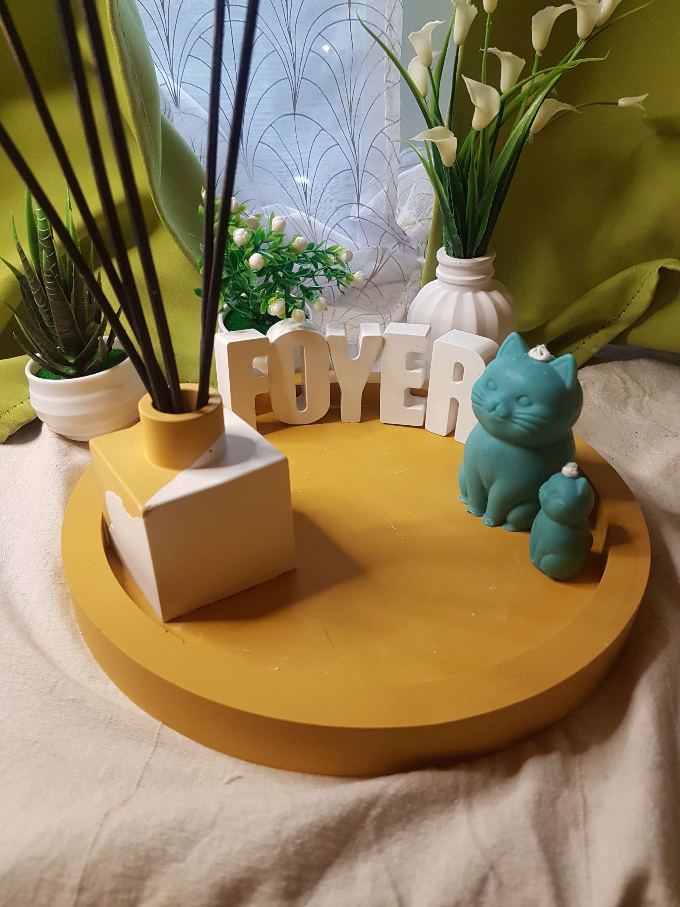 Plateau de présentation rond