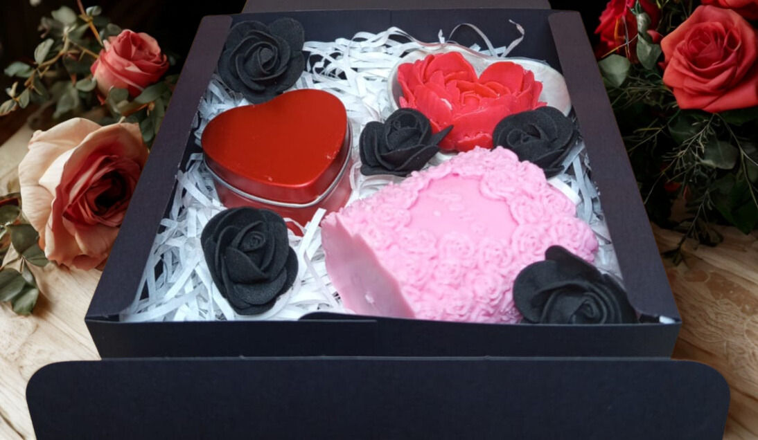 Coffret romantique noir