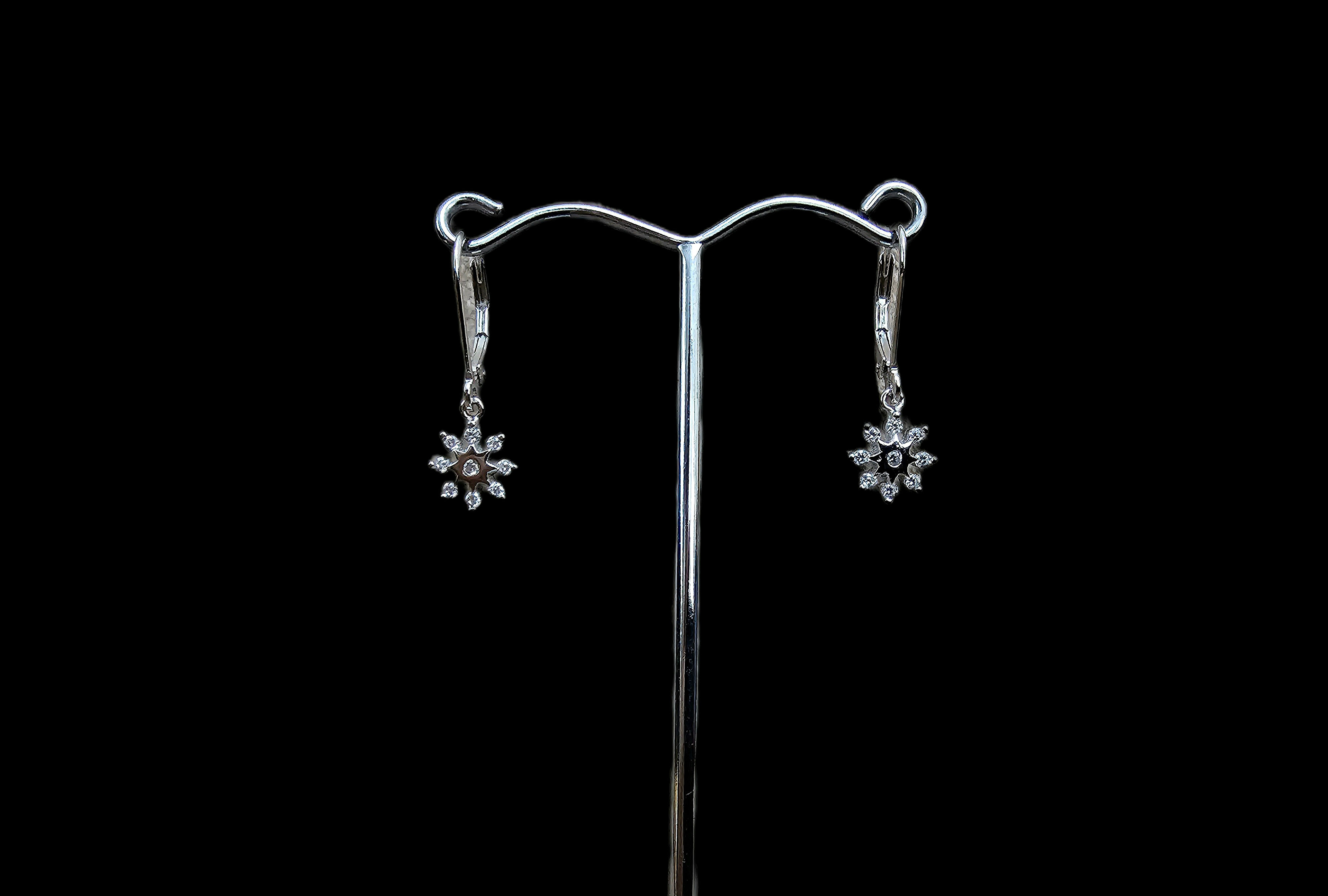 Çiçek Motifli Harika Küpe 1.55