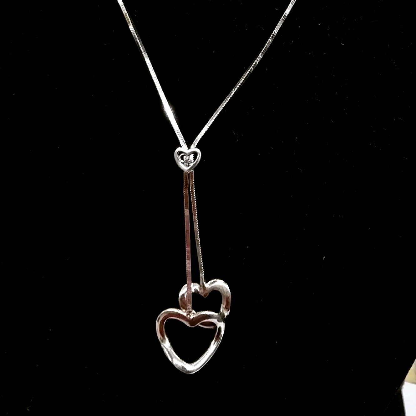 Kalpli Bayan Gümüş Kolye 5.5