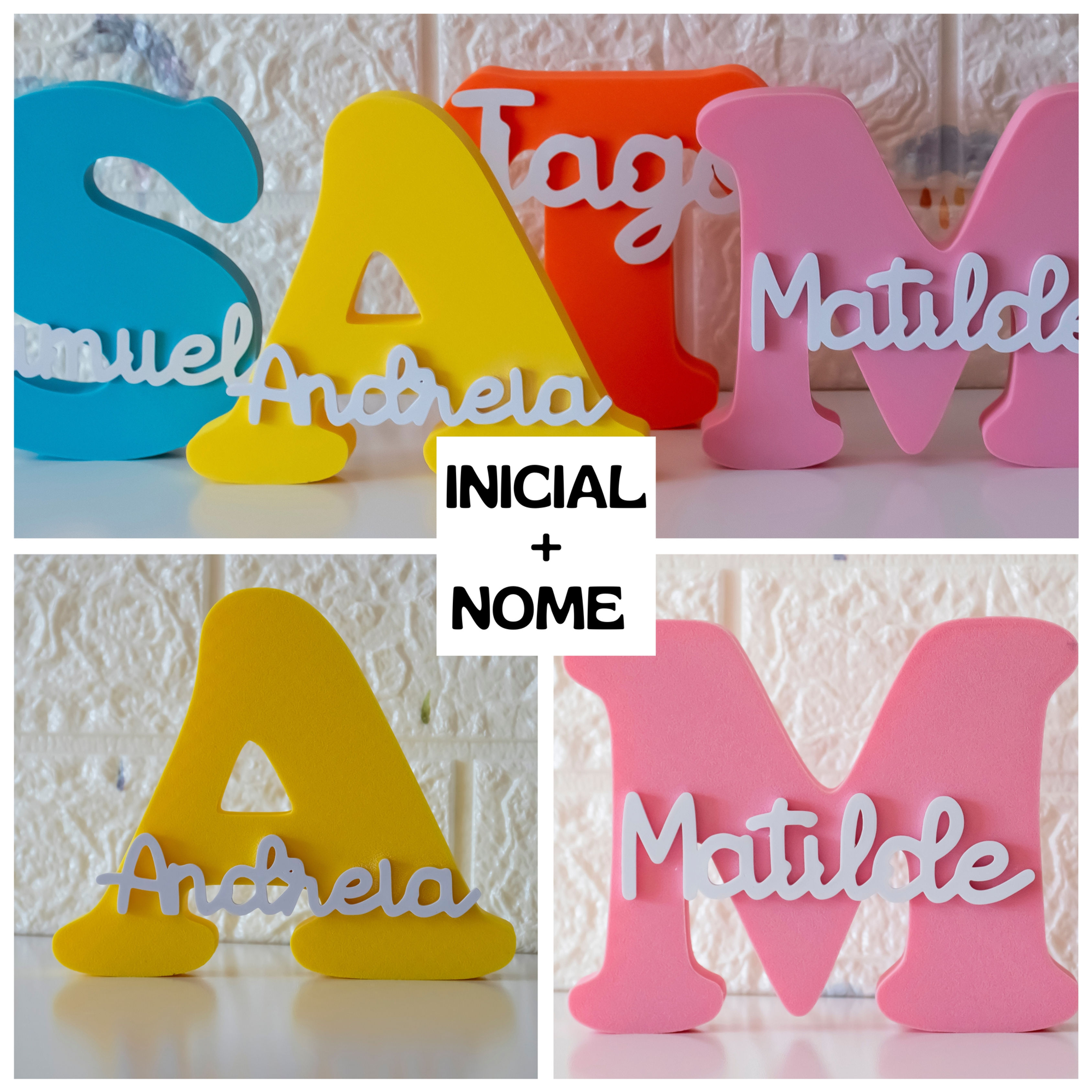 ✨ Inicial Personalizada com Nome ✨