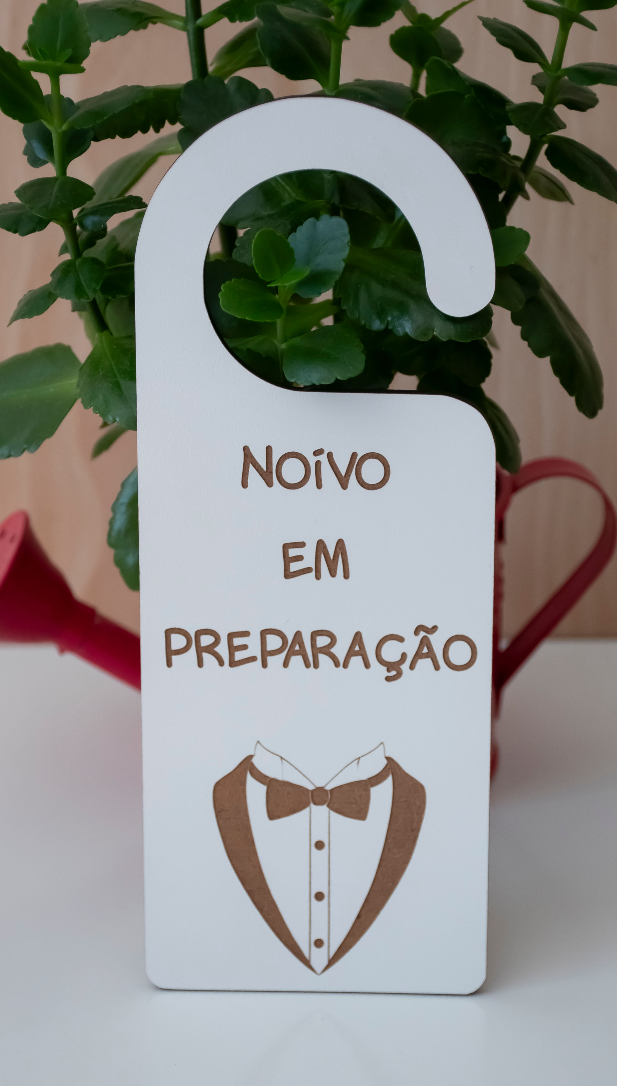 🚪 Aviso para Porta do Noivo "Design 2" 🤵