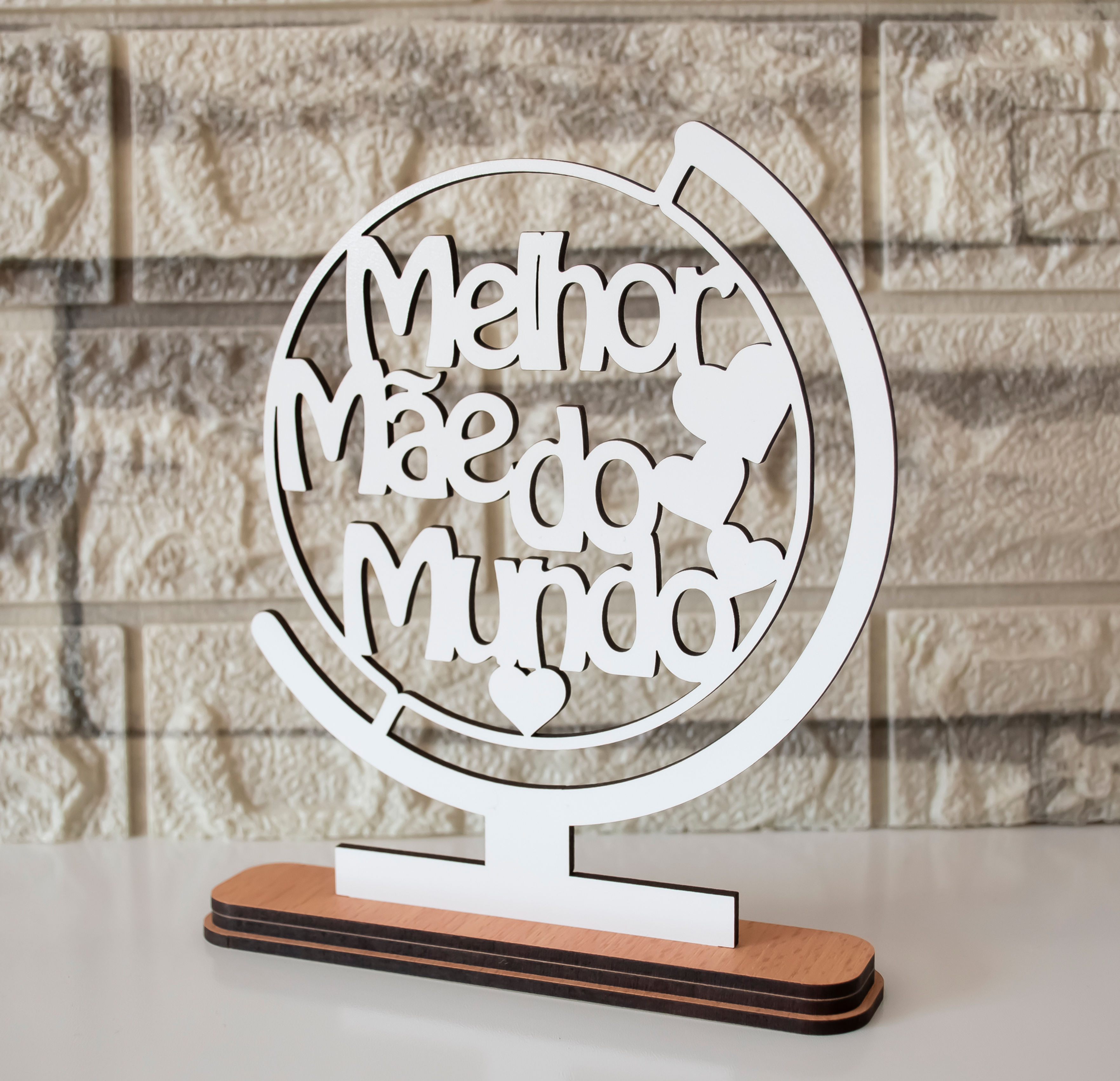 💖 Lembrança Decorativa “Melhor Mãe do Mundo” 💖