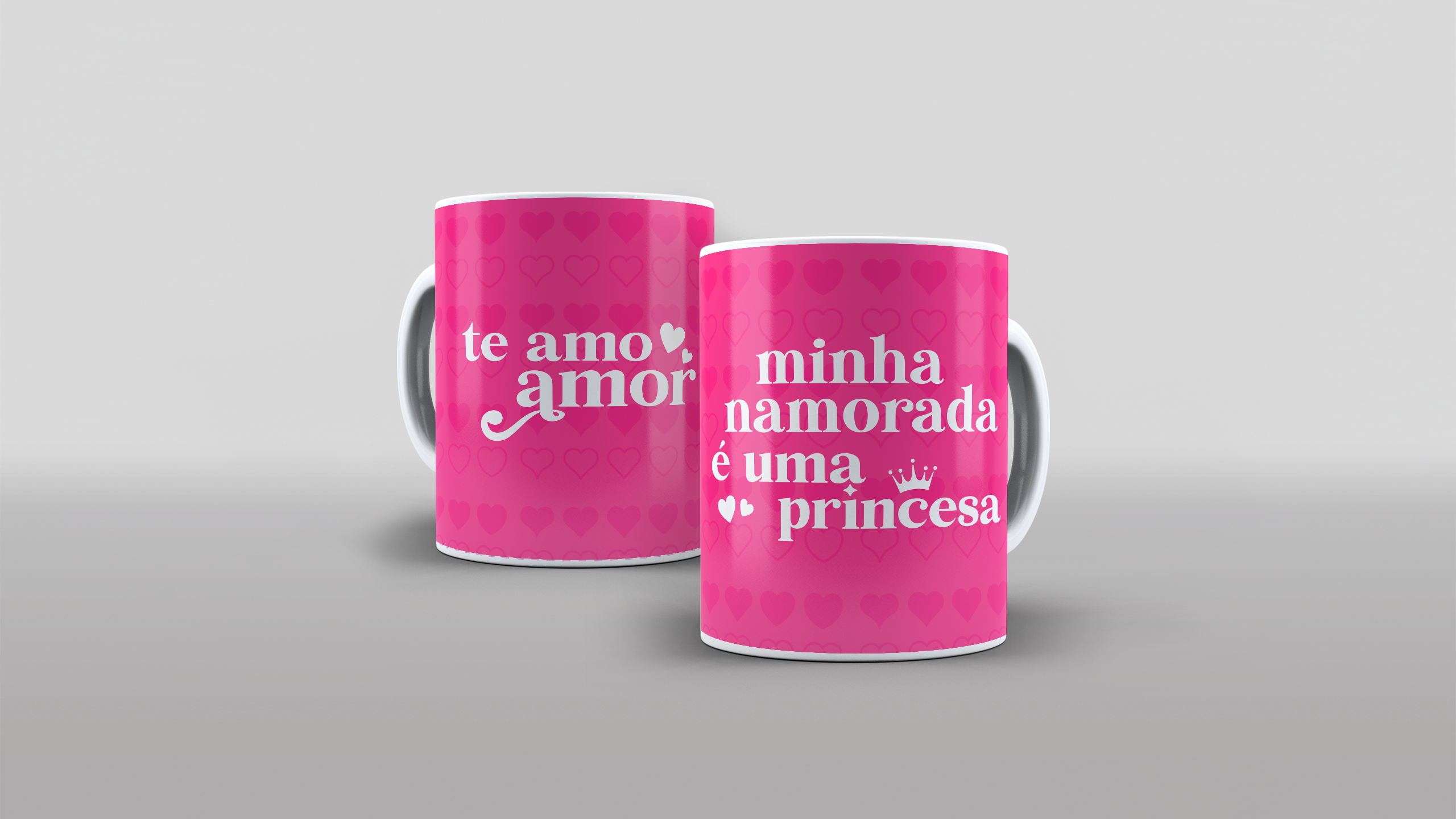 ☕ Caneca "MINHA NAMORADA É UMA PRINCESA" 👑
