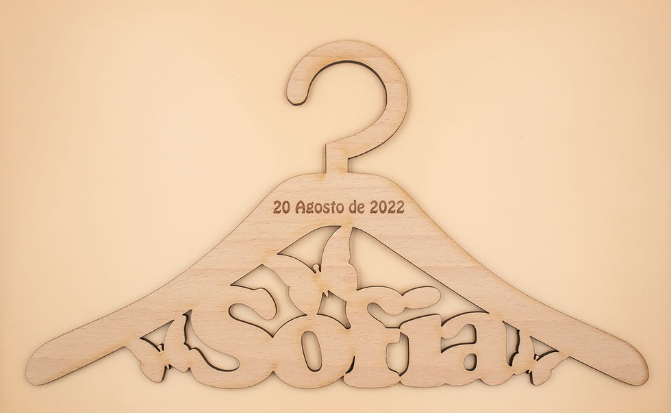Miniatura: 🤍 Cabide para Batizado Personalizado 🤍