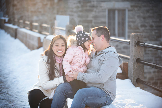 Winter Sunset Session | Ottawa Family Photographer