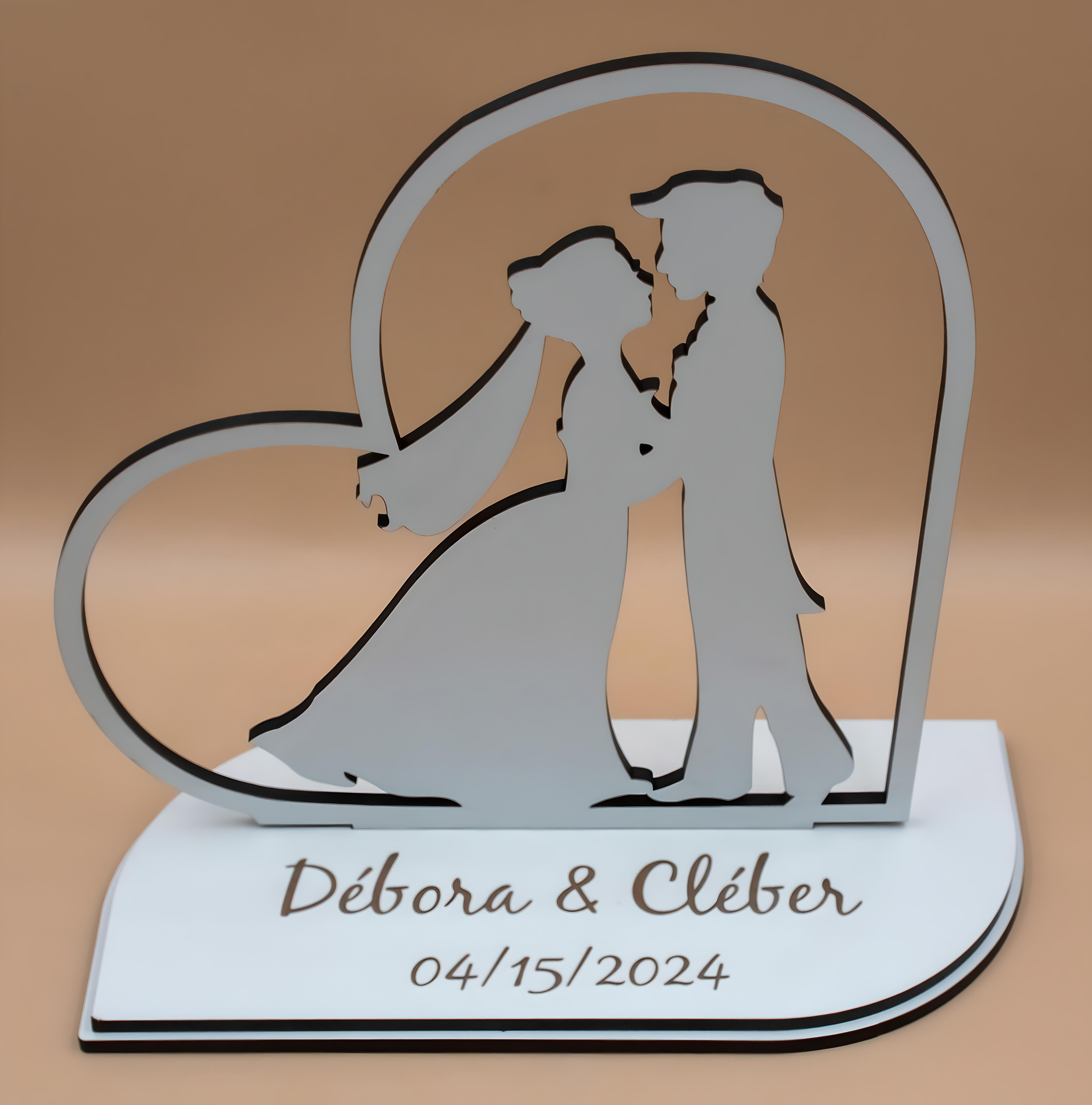 👰🤵 Lembrança de Casamento "Noivos"