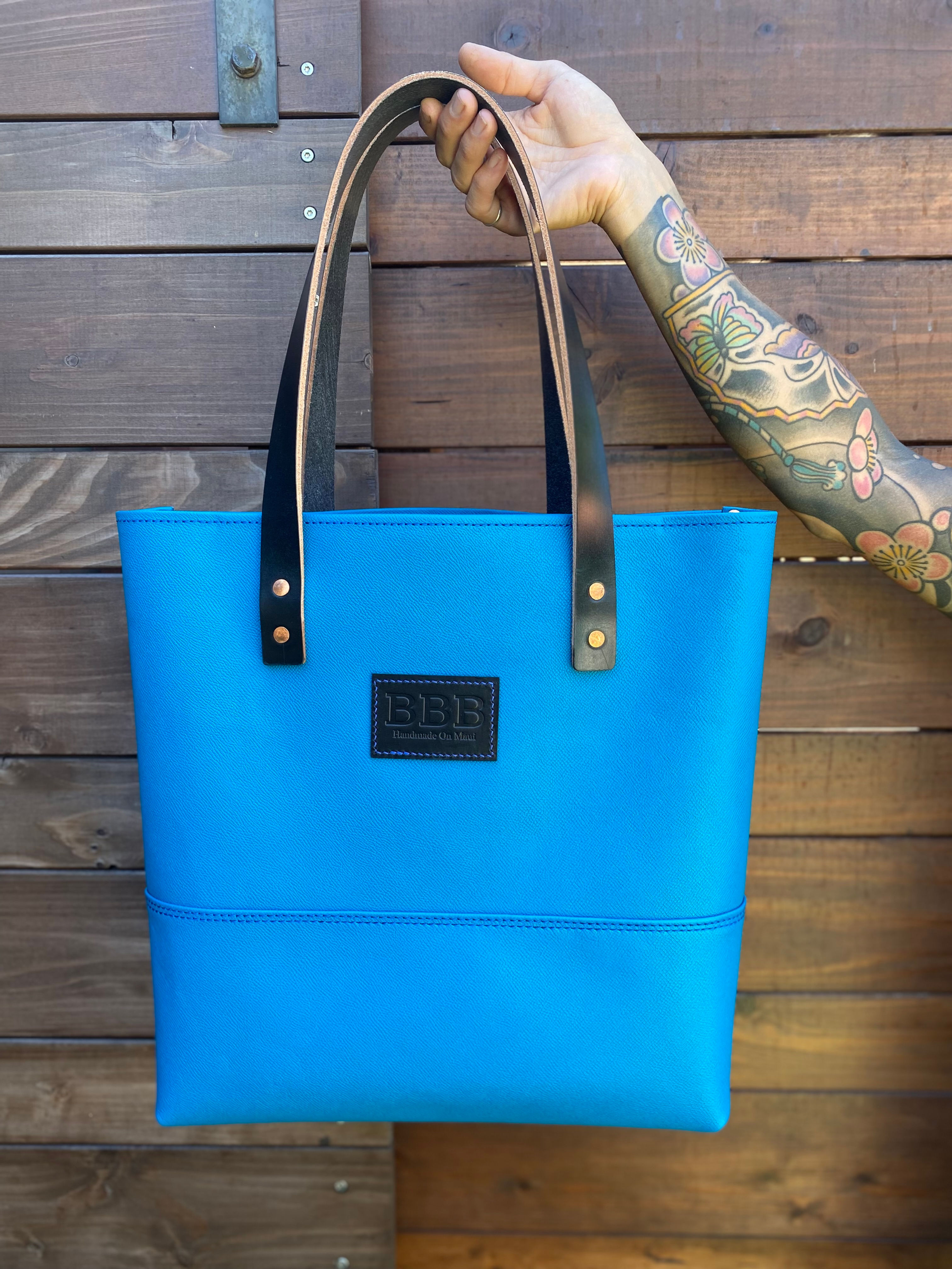 Big Bag in Peacock Blue