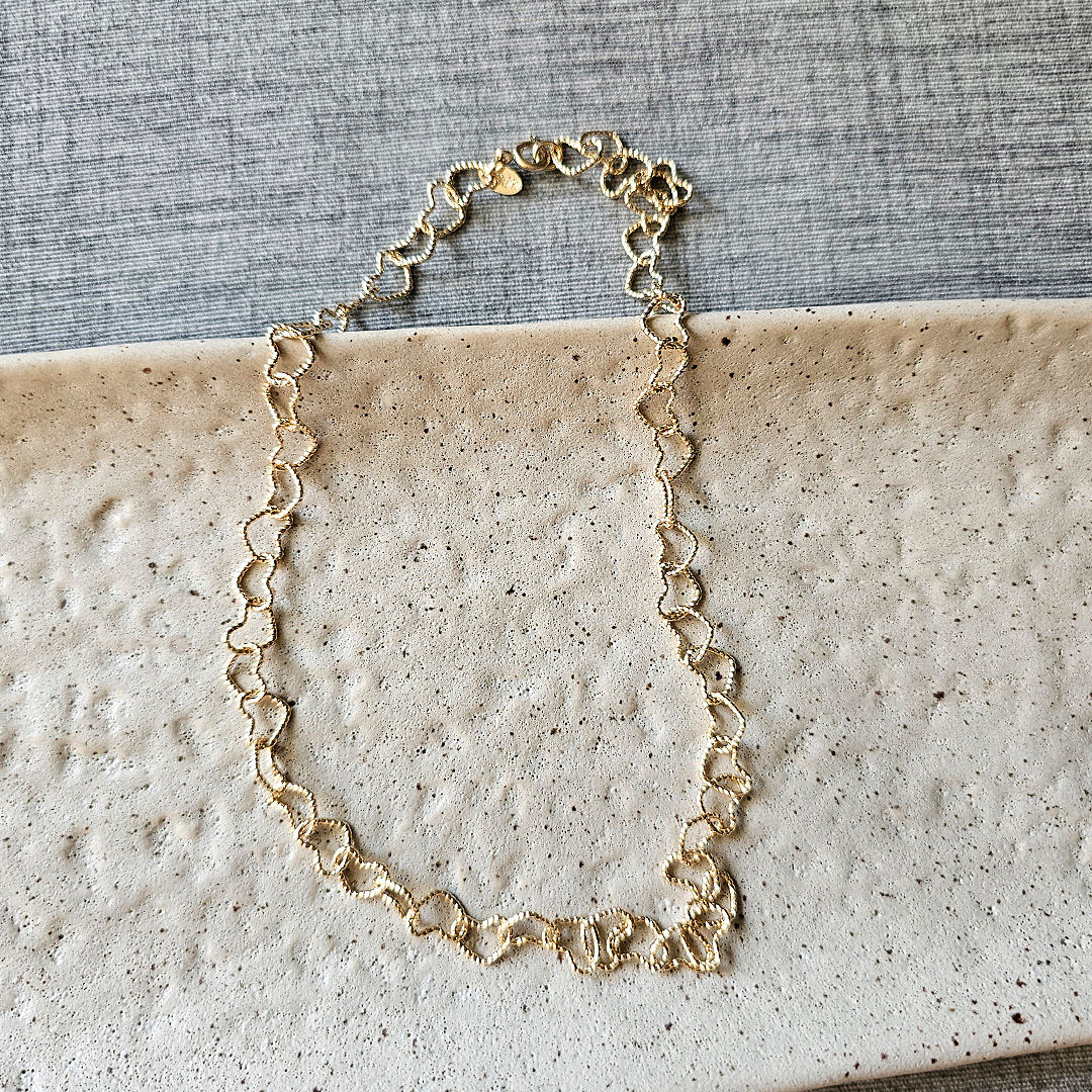 Choker Corações Entrelaçados