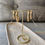 Miniatura: Brinco Argola Gota 26x22mm