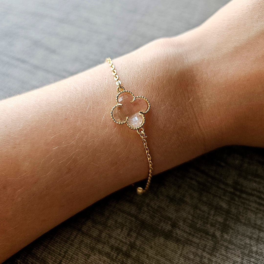 Pulseira Trevo Cristal