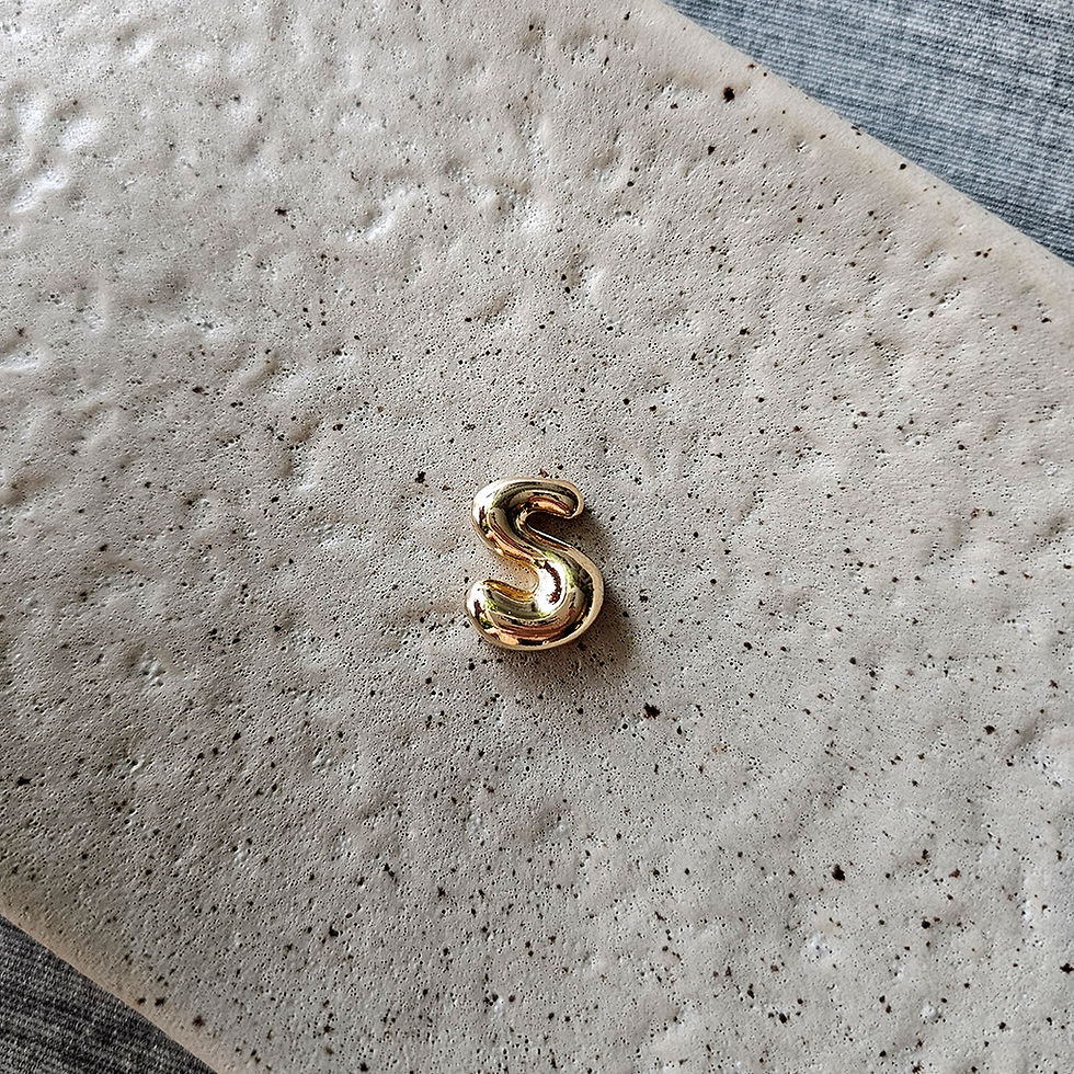 Miniatura: Pingente Inicial Orgânico