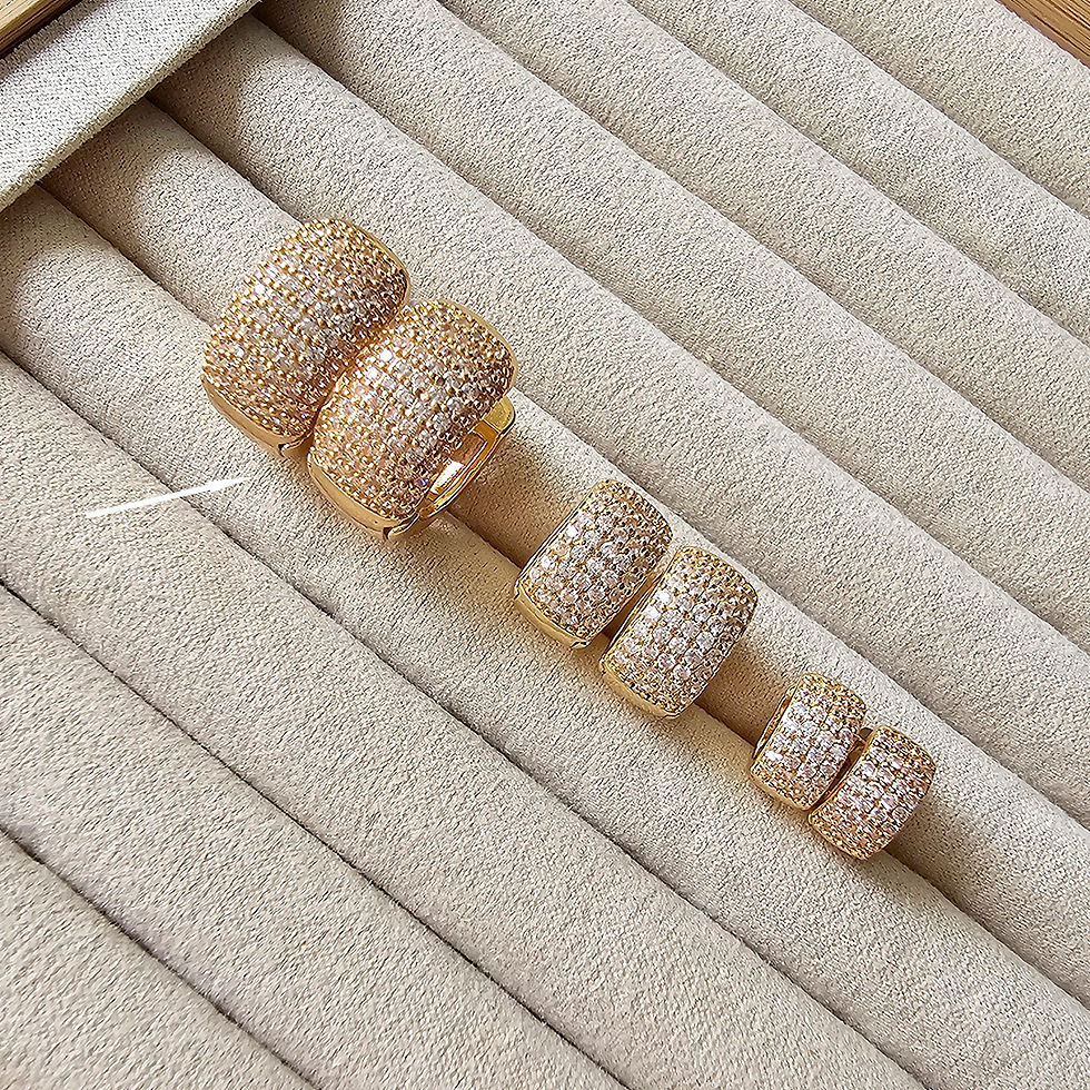 Miniatura: Argola Roberta Gold