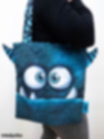 Monsta Bag Petrol – Velvet by Thorsten Berger DIY Taspaneel
