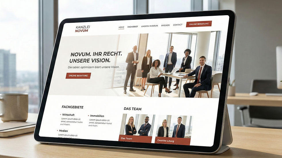 Rechtsanwalt Website Graz 2026 – professionelle Kanzlei-Website für mehr Mandanten, Kalena Designs