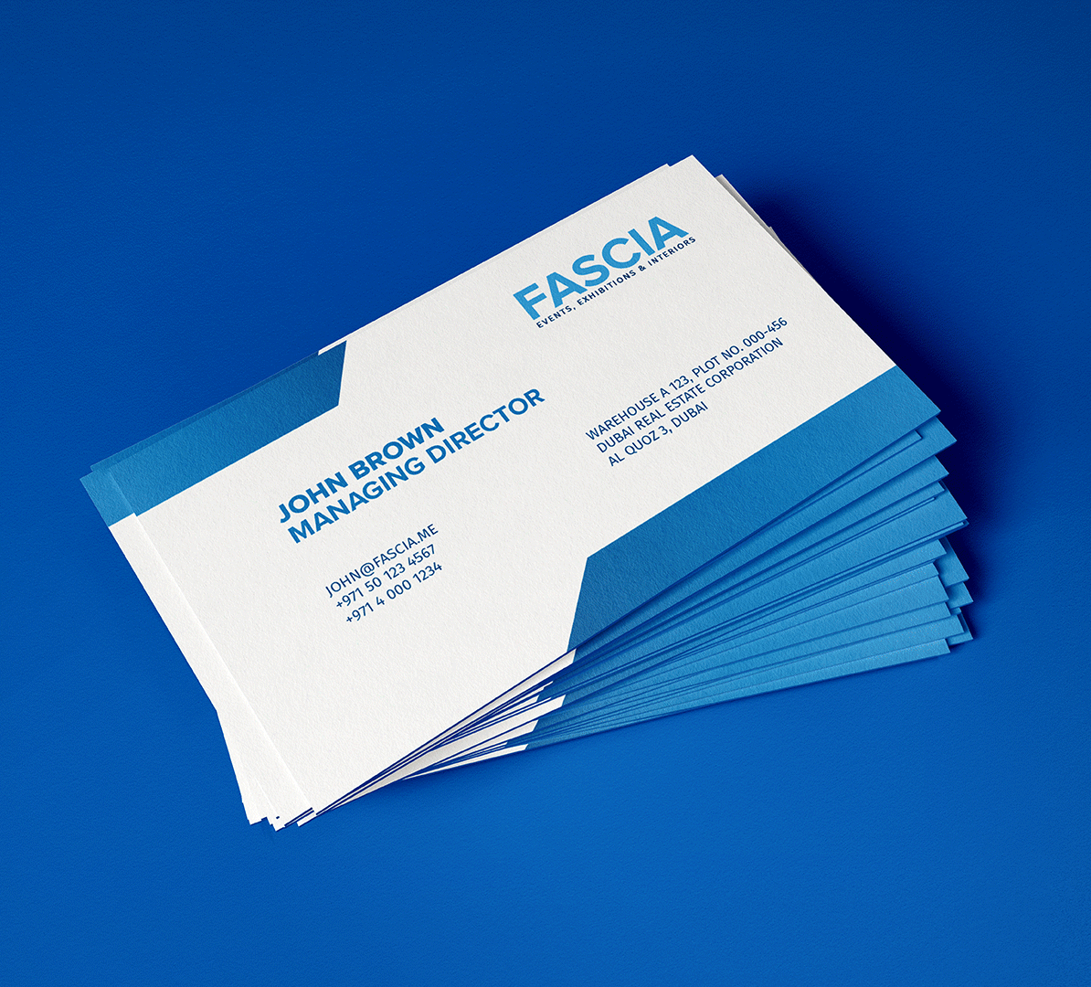 Logo and Corporate Visual Identity Design for Fascia