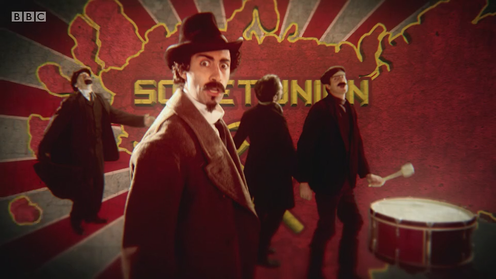 Horrible Histories Series 7 Episode 9-Rowdy Russian Revolution-56-SONG-The Iron Curtain Falls5