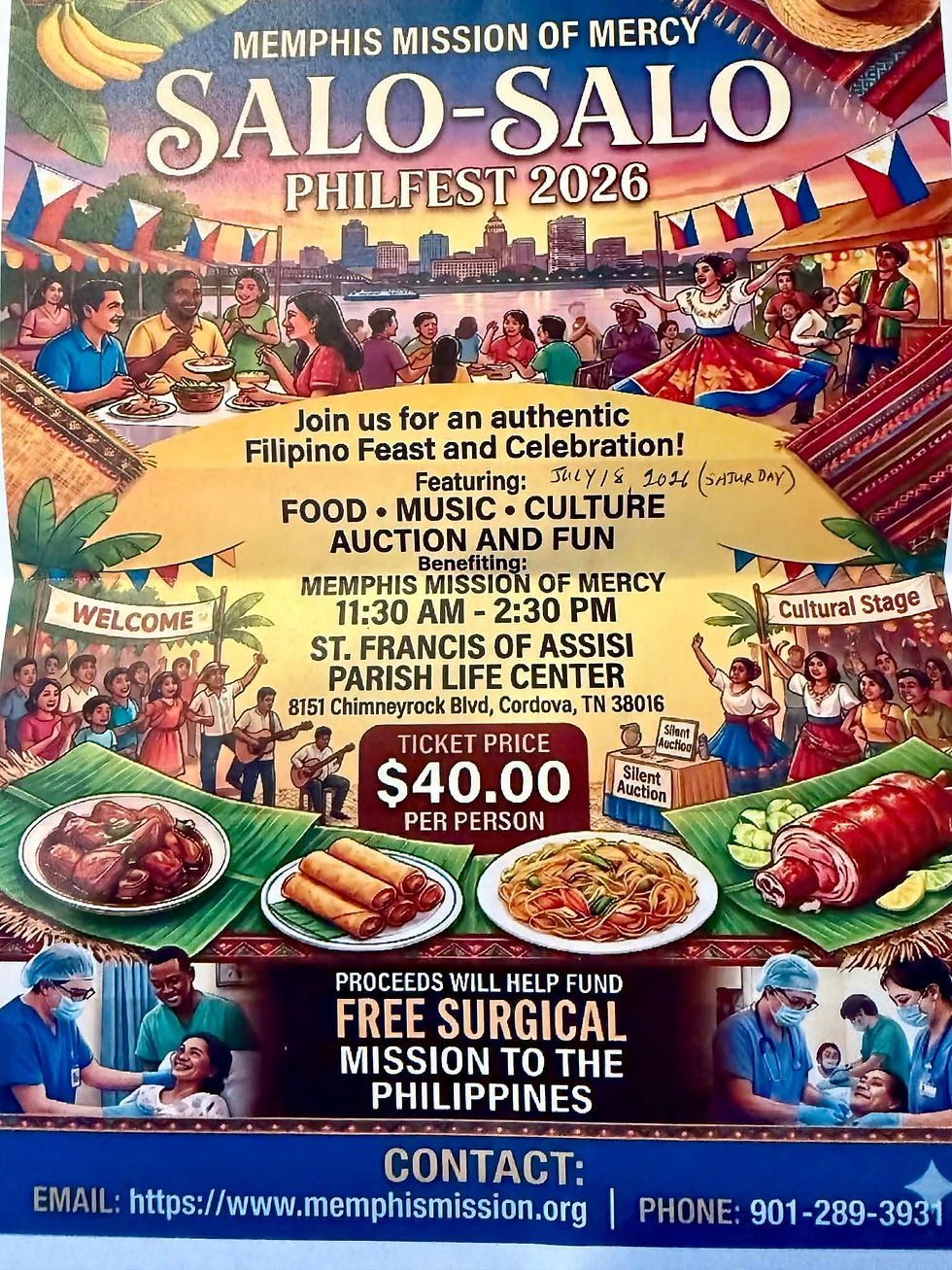 Memphis Mission of Mercy Salo Salo PhilFest 2026!