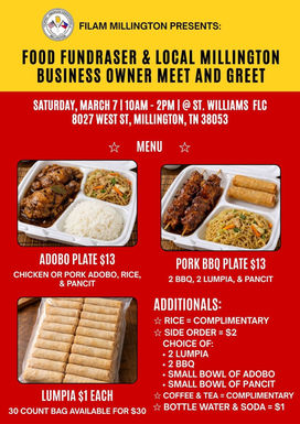 2026 Fundraiser & Local Millington Business Owner Meet and Greet This Saturday!