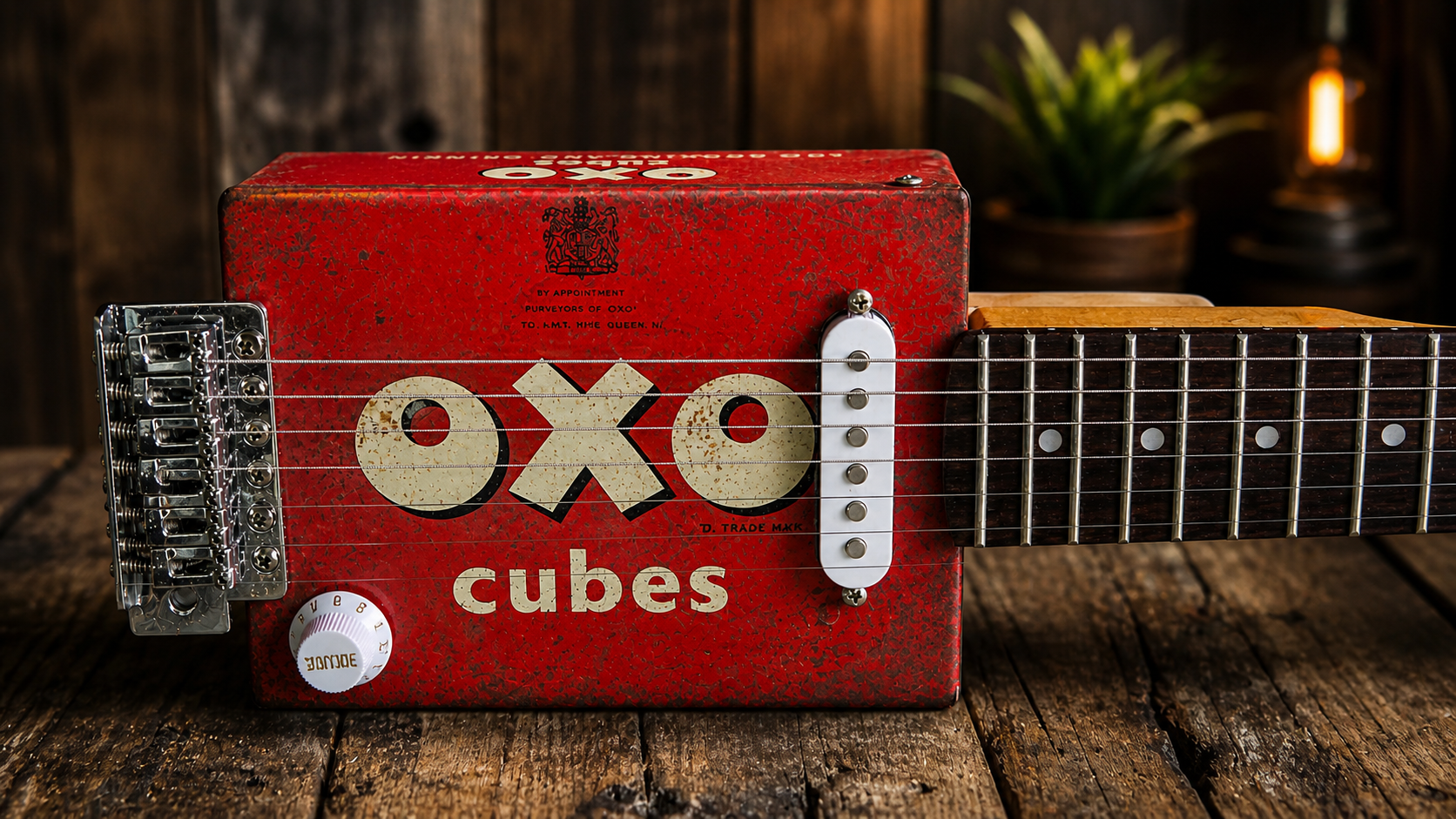 Nomad Six “OXOcaster” – Handmade Travel Electric Guitar (One of a Kind)