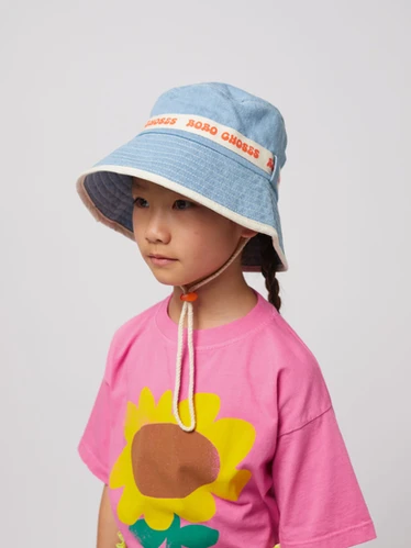 帽子 BOBO CHOSES LIGHT DENIM BUCKET HAT Bobo Choses light denim bucket hat - メルカリ