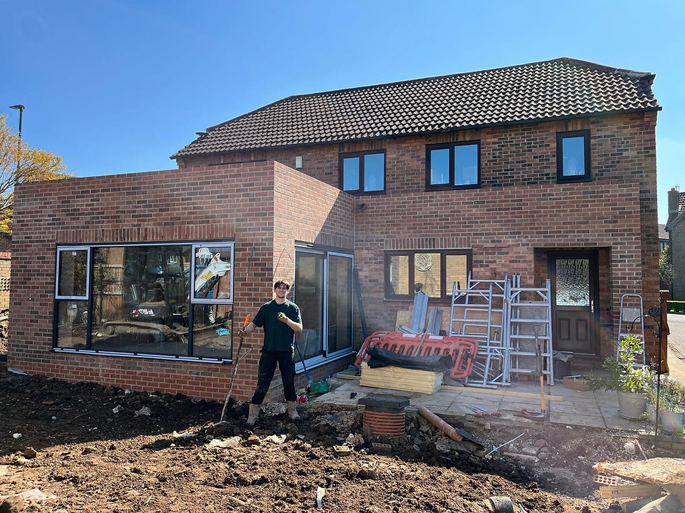 Parapet roof extension, Guisborough, North Yorkshire
