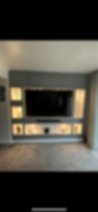 Custom media wall, Guisborough