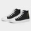 Thumbnail: 10-2 Life Black & Gold Sneaker Men's Hightop Canvas Shoe