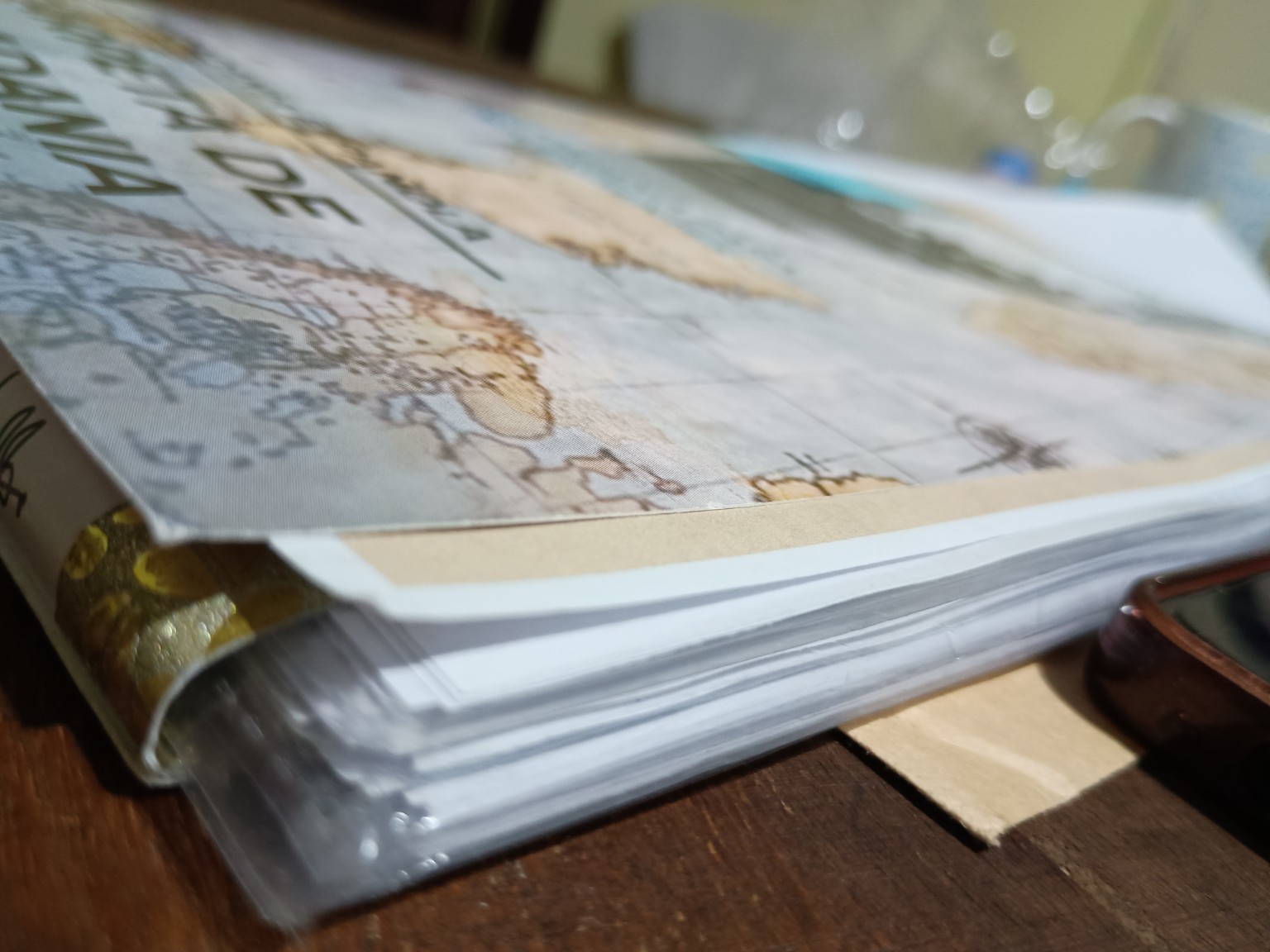 Carpeta de ciudadanía con documentación organizada