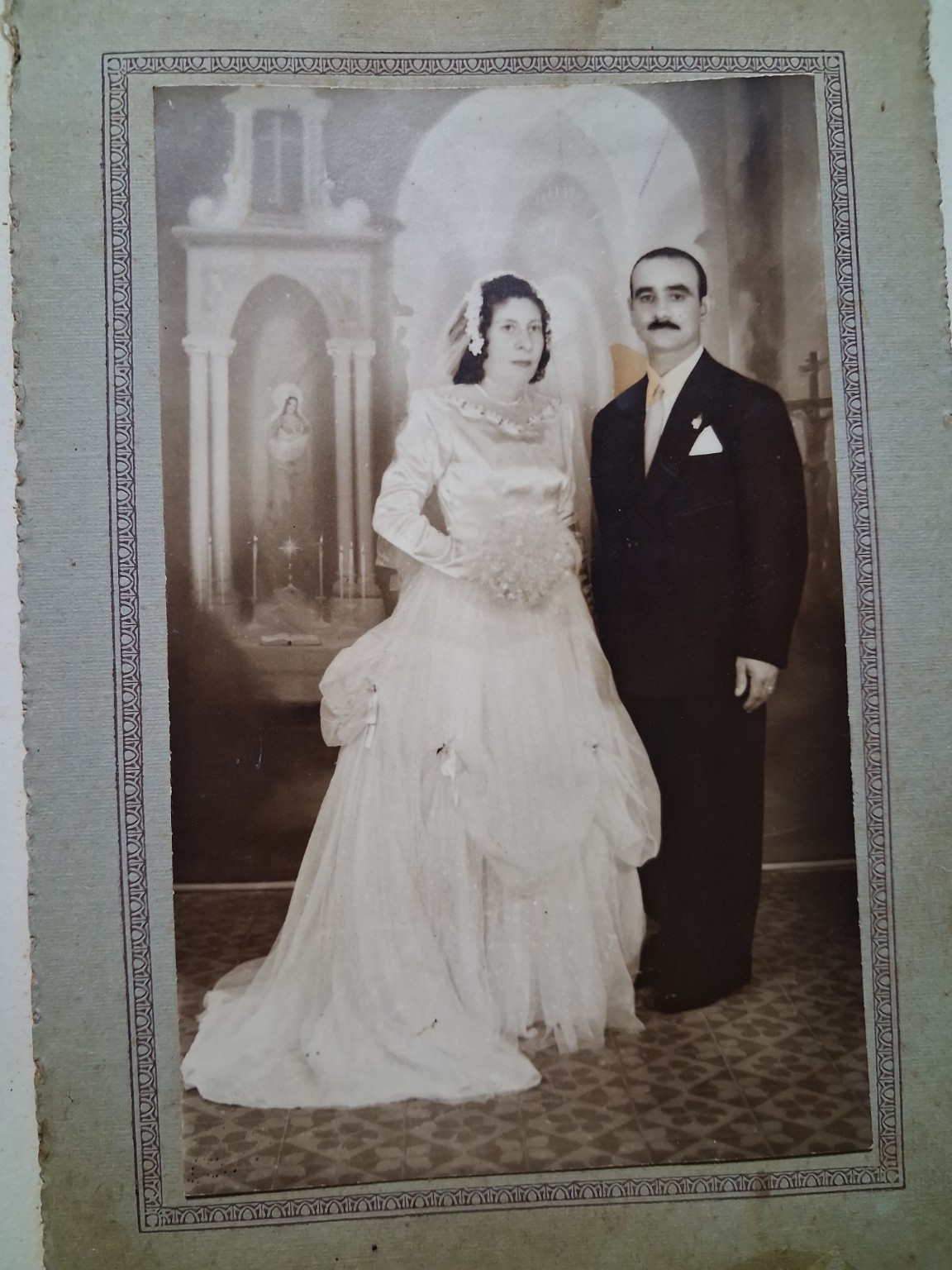 Fotografía antigua de una boda