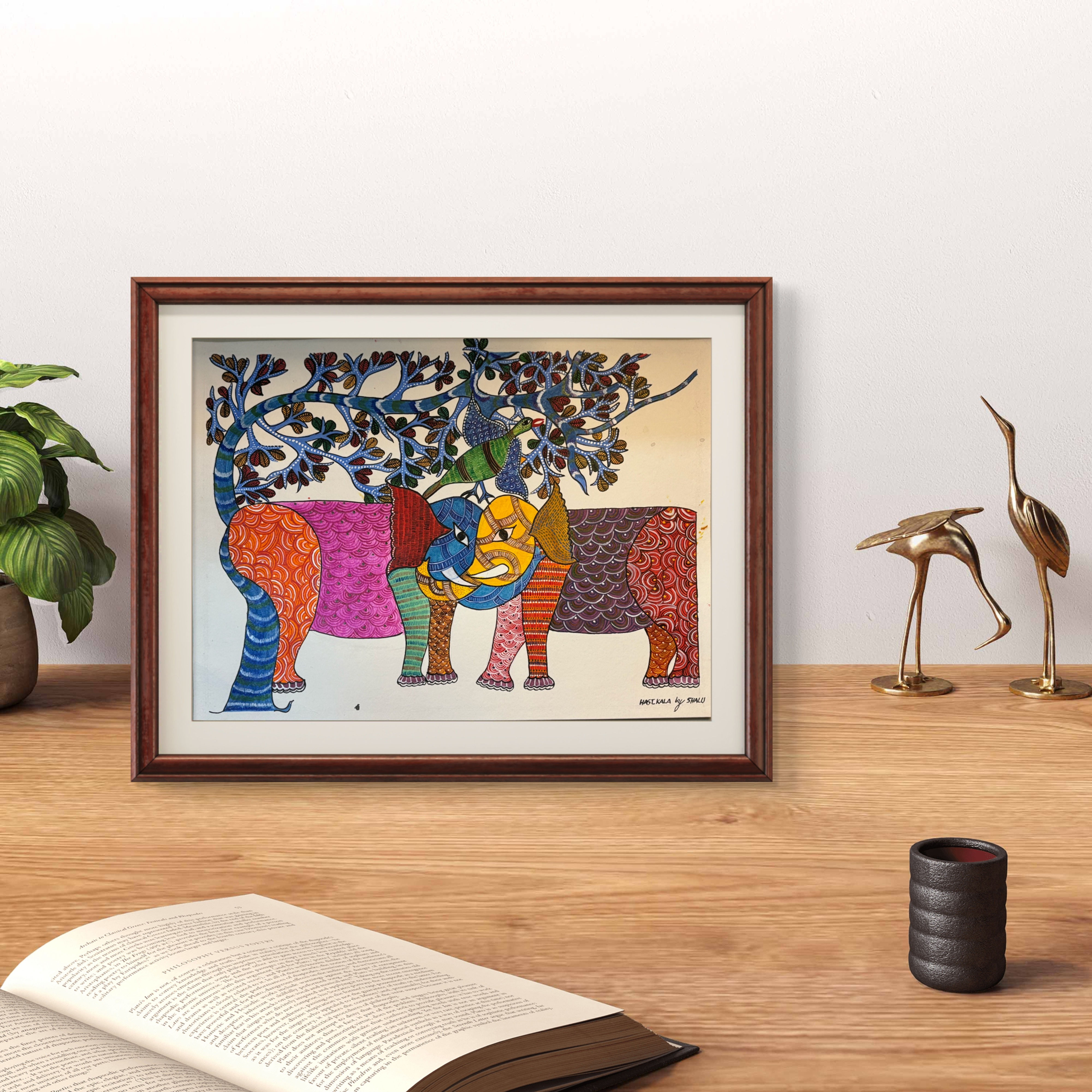 Gajayugma - Gond Painting