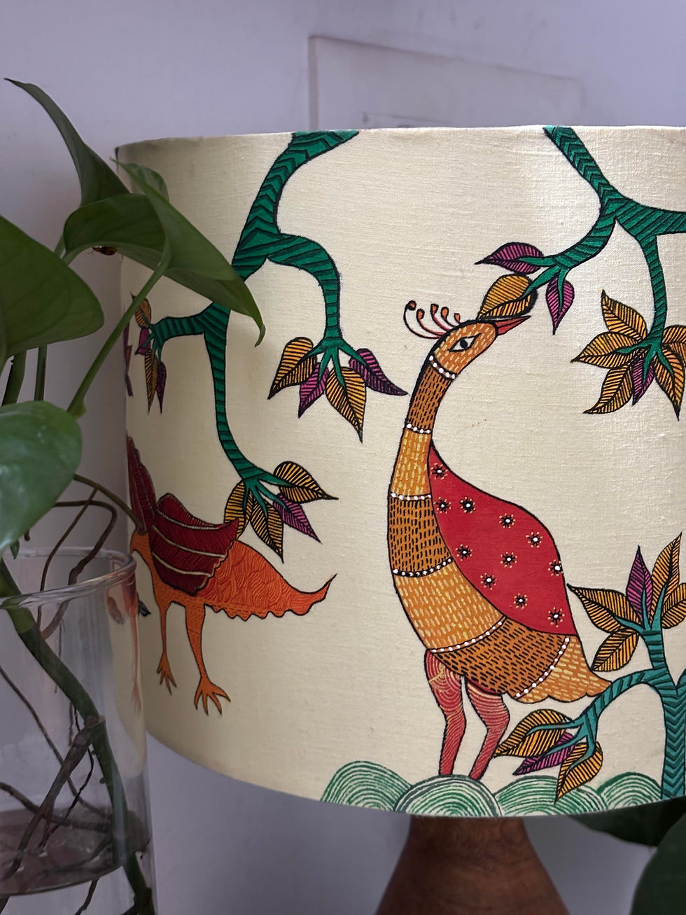 Thumbnail: Jamghat -Gond inspired Lamp Shade
