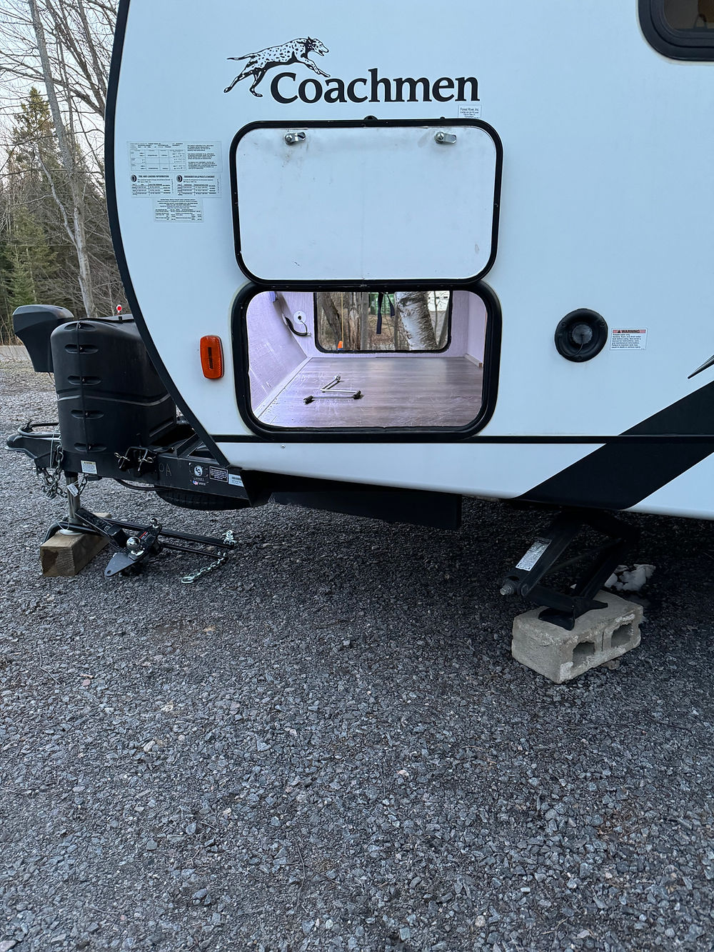 2020 Coachman Freedom Express, open front storage