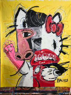 Contemporary painting by John Paul Fauves - JM Art Management 