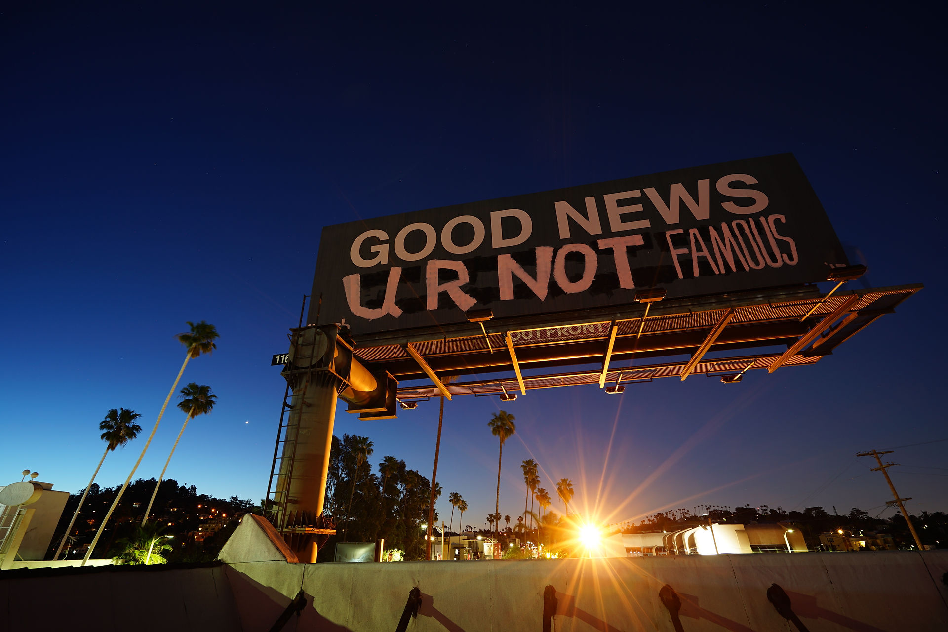 Billboard takeover in LA