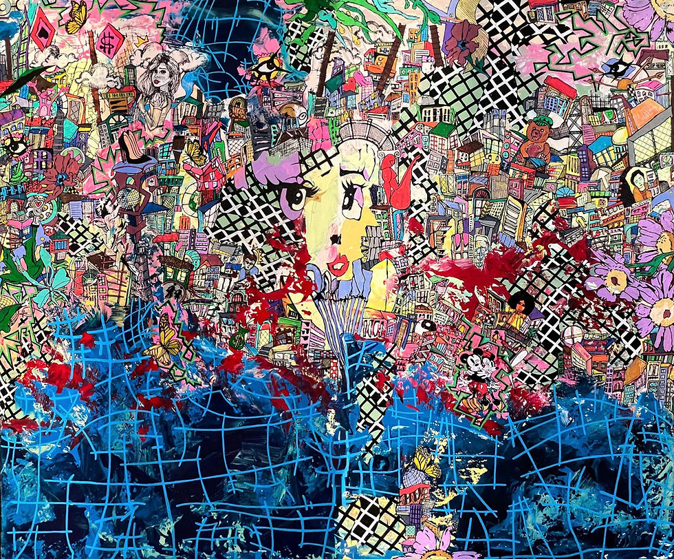 Soulprint exhibition - Painting by Kinda Adly_JM Art Management 