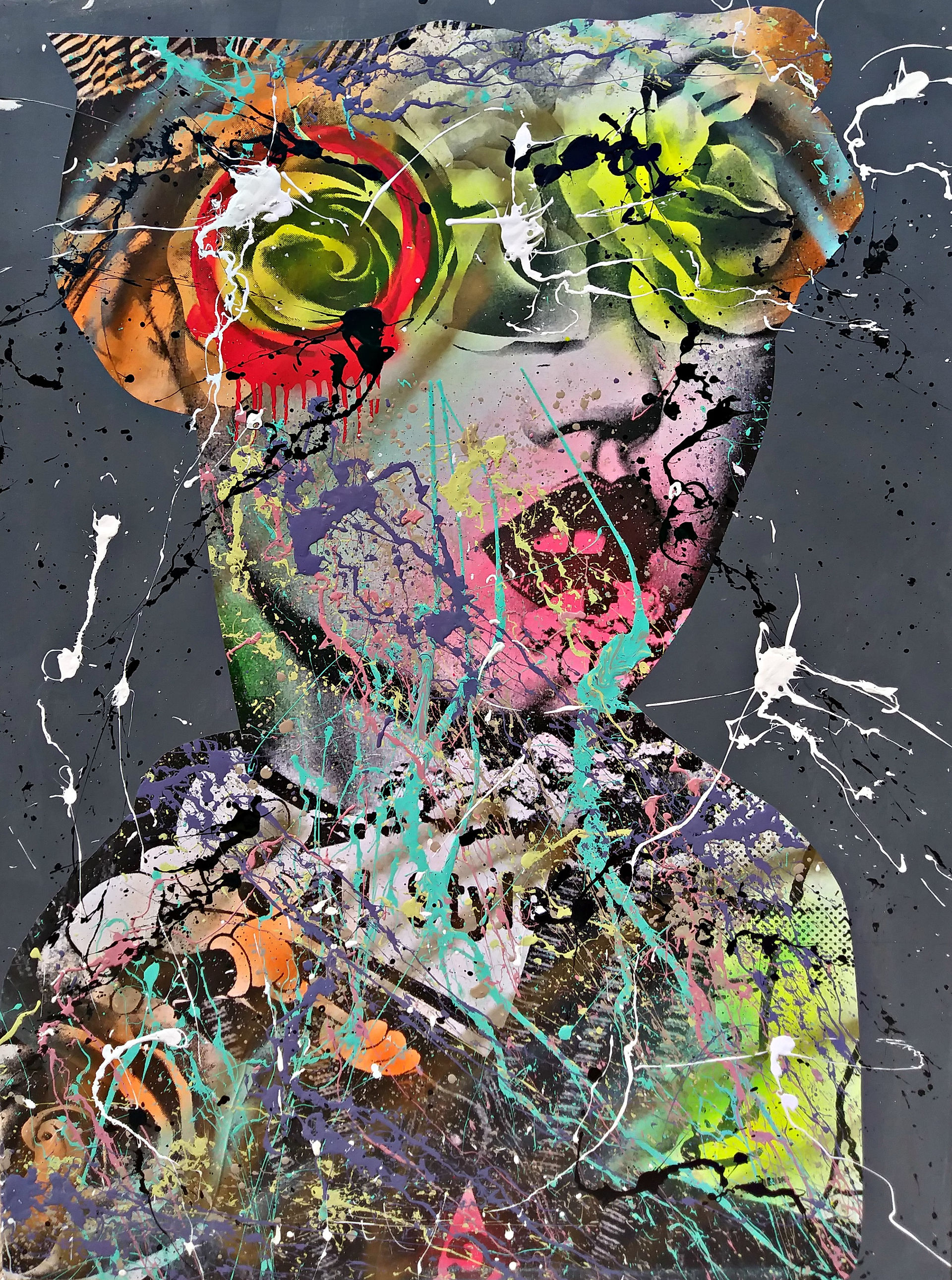 48” x 36”
Mixed media on canvas 2017