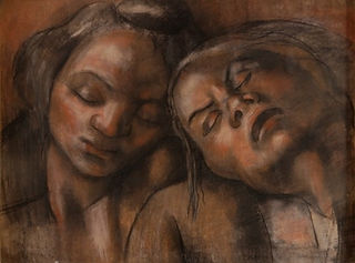 Emy Nemr  
"Agony"
1931
Pencils on paper
63x49 Cm
Signed and dated