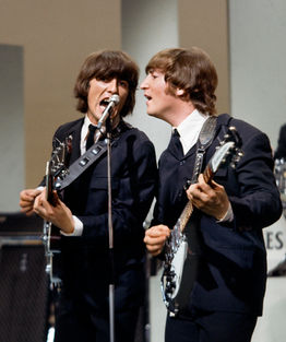 Beatles - John and George Live by Howard Grafton JM Art Management