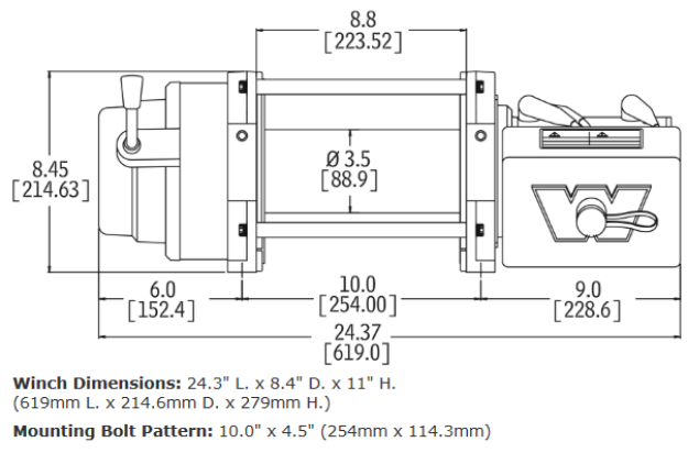 Thumbnail: M12-S HEAVYWEIGHT WINCH - 97720