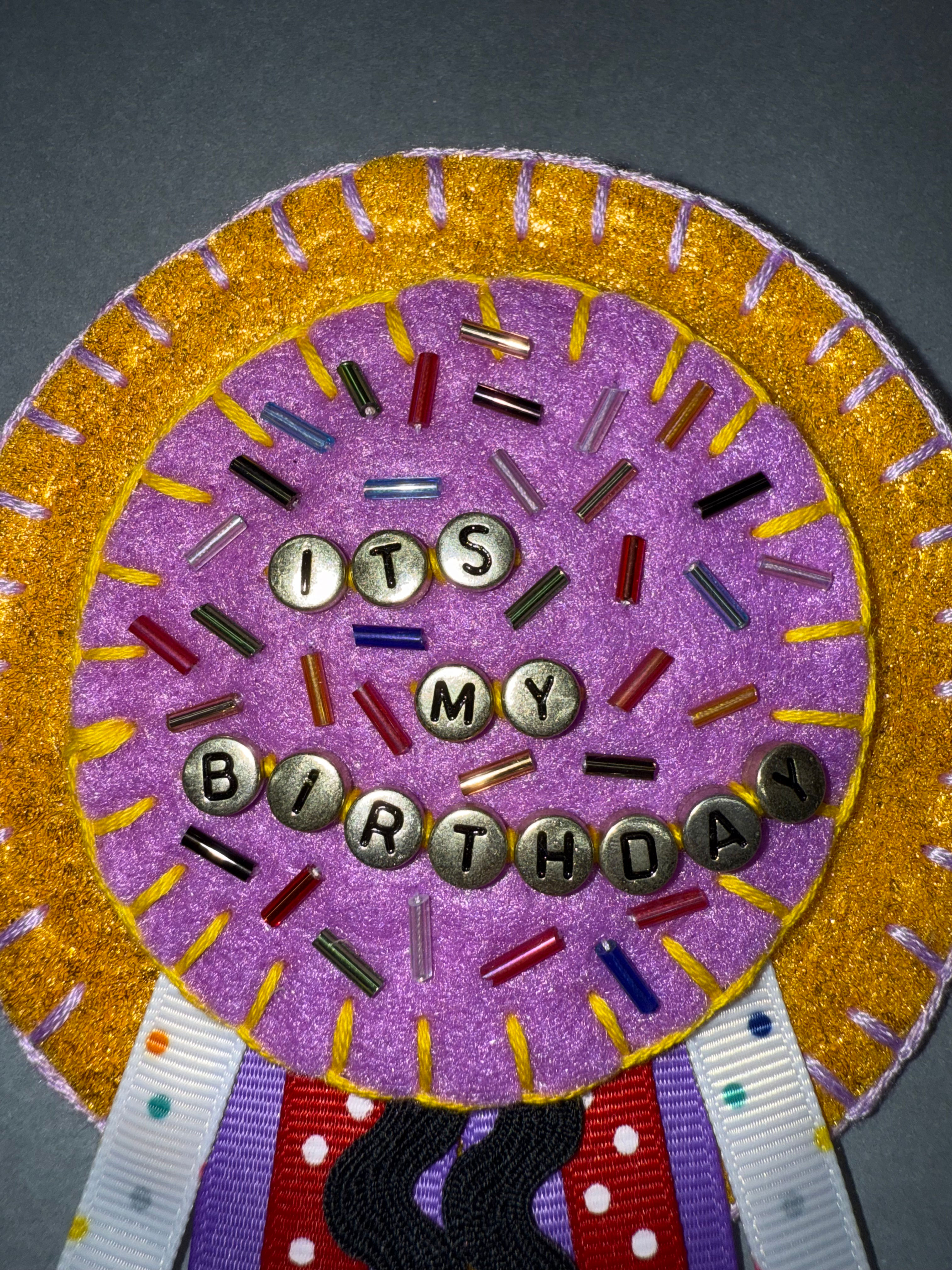 Its my Birthday Prize Ribbon