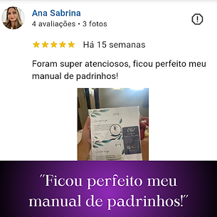 Avaliação de cliente